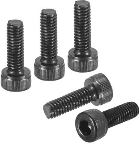 DTGN M4-0,7x12 Zylinderschrauben mit Innensechskant - 50 Stück Innensechskantschraube - für Schränke 3D-Drucker Motorrad - Linsenkopfschraube Vollgewinde Kohlenstoffstahl DIN 912