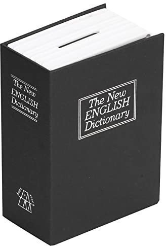 Tbest Otros Electrodomésticos Libro de Simulación S Caja de Almacenamiento Dinero C Joyas Caja de Cerradura de Seguridad con Llaves Jardinería Doméstica