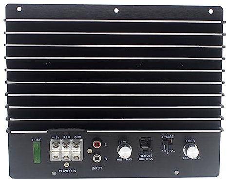 Fozriybefy 1 Pièces 12V 1500W Mono Amplificateur Audio de Voiture Puissant Basse Subwoofer Amplificateur Conseil Lecteur Automobile Amplificateur Module