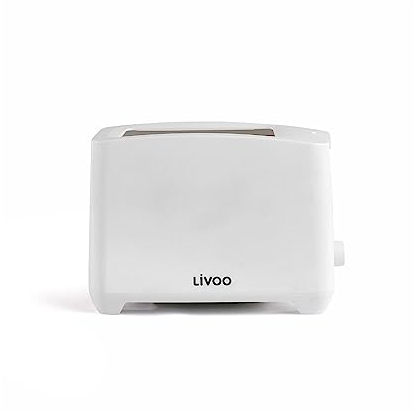 Livoo - Tostadora 2 ranuras DOD162N - 650-750W, 3 funciones, 7 niveles, recogida miga extraíble