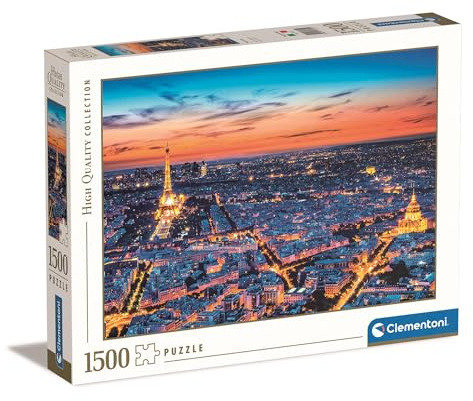 Clementoni - 31815 - Collection Puzzle - Paris View - 1500 pieces - Made in Italy - Jigsaw Puzzles for Adult