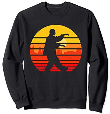 Vintage Tai Chi Arti Marziali Combattente di arti marziali R Felpa