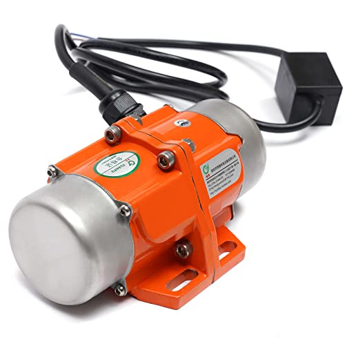Vibrator Motor | 1 Phase 60W | Concrete Vibration Motor 3000rpm Vibrating Vibrator for Shaker Table | AC Vibration Motor-Vibrating Asynchronous Vibrator Adjustable Vibration Force