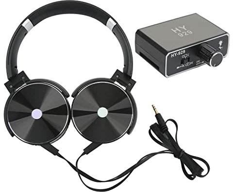 Hochpräzises Schallverstärker Wandabhörgerät, Verstärker durch Wandtür Sprachwerkzeug, Unterirdischer Wasserrohr Lecksucher für den Baustellenbau (EU-Stecker)