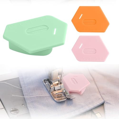 Mrltau 3 Pcs Magnetische Nahtführung, Magnetic Seam Guide, Nähmaschinen Zubehör, Nähzubehör für Nähtisch, Nähen Zubehör, Nähmaschine Zubehör, Nähset Zubehör, Nähgarn Zubehör