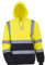 UHouse Hoodie Herren Winter Baumwolle Arbeitspullover mit Kapuze Warnschutz Kapuzenpullover mit Taschen Gefütterte Sweatshirt Sport Hoody Herren-Sweatshirt Warehouse Deals Angebote Gelb XXL