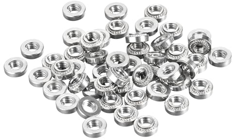QUARKZMAN Tuercas Autoblocantes,#8-32x3.05mm Pernos De Remache De Acero Inoxidable 100pcs