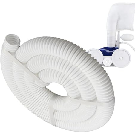 Flexibel poolslang, kraftigt vakuumrör, 76 x 3,5 cm avlopp med läckagesäker byggnad, förstärkt vattenrör, rengöringsslang med spiraldesign, pooltillbehör för trädgårdsspa underhåll