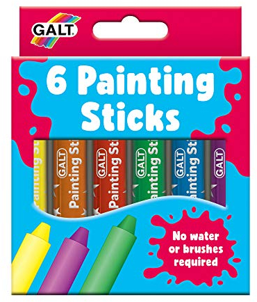 Galt Toys, 6 Painting Sticks, Kids Painting Sticks, Ages 3 Years Plus