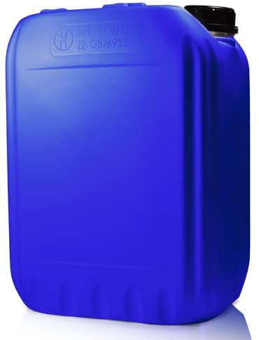 2 x 10L JERRY CAN - UN Approved Stackable Bottle Container + 51mm Tamper Evident Cap | Perfect for Storage of Fuel Oil Petrol Water Liquids BLUE