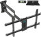 HCMOUNTING 76,2 cm lange Eck-TV-Wandhalterung, voll beweglich, schwenkbar und neigbar, für 81,3 cm - 203,2 cm große Fernseher, einfache Installation mit einem Bolzen, hält bis zu 45,4 kg, max. VESA
