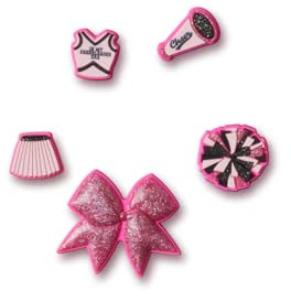 Crocs Cheerleading 5 Pack, Colgantes para Zapatos Unisex Adulto, Multicolor, Talla única