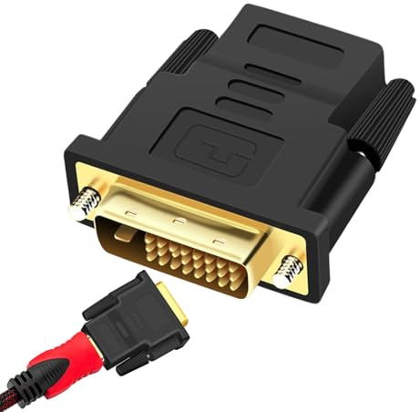 Cavi adattatori DVI,Cavo adattatore HD a DVI | Convertitori video HD a DVI Adattatore porta display per video ad alta risoluzione - Convertitore adattatore cavo con trasmissione a