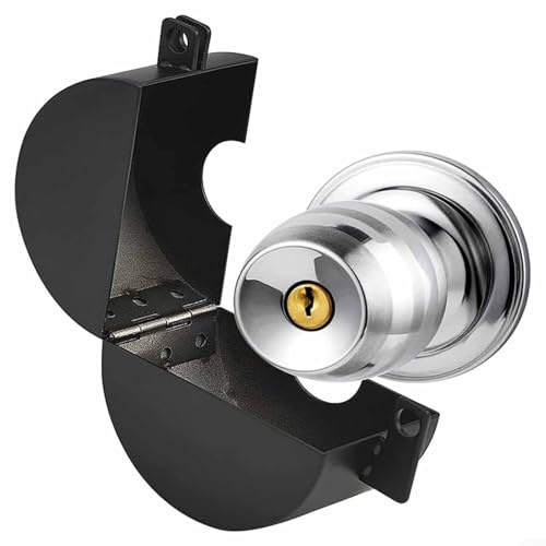 Dispositivo de bloqueo para pomos de puerta, perfecto para seguridad de viaje, evita entradas no autorizadas, para hogares y propiedades de alquiler