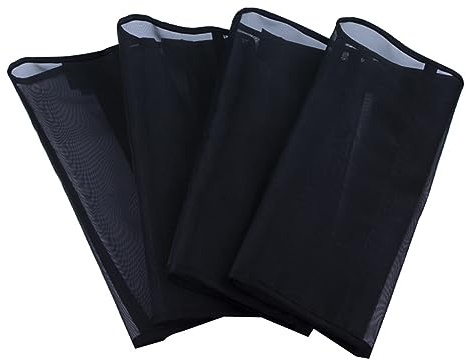 4 Stück/Packung schützende Pferdebeinbandagen für Fliegen, Netz-Fliegenstiefel für lose Netzstiefel