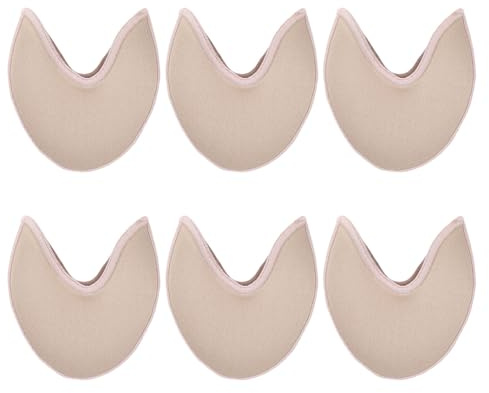 Anneome 3 Paires Protège-orteils de Ballet Tricotés Doux Coussinets Demi-semelles Confortables pour Chaussures Pointes Protection et Amorti pour Danseuses Femmes et Filles