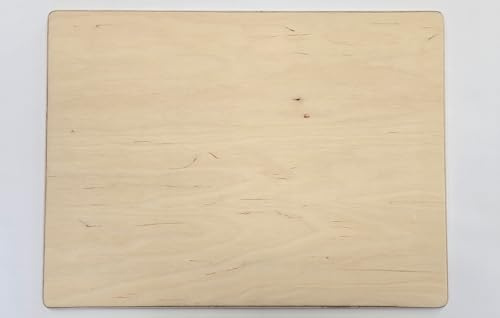 Artist Sketch Board for Watercolour Stretching – Wooden Drawing Board, Birch Plywood, Extra Edge for Tape A3 (+1 Edge) | Made in UK