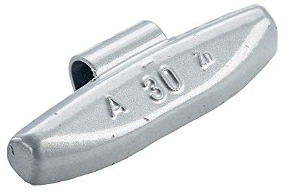 PERFECT EQUIPMENT 100x Schlaggewichte Alufelgen Typ63 30g Silber | Schlaggewichte Alu Auswuchtgewichte Alufelgen | Wuchtgewichte Alufelgen