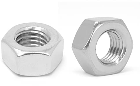 25 Stück Sechskantmutter DIN 934/ISO 4032, Standard, Edelstahl A2 V2A, Schraubenmutter, Edelstahlmutter, Sechskant-Mutter, V2A Mutter (M4, 25 Stück)
