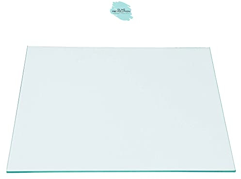 Kühlschrank Einlegeboden - Klarglas 4 mm – Glasplatte, eckige Ecken, alle Maße lieferbar (89,96 EUR/qm) - 465 mm x 280 mm