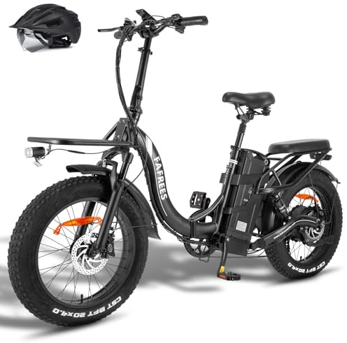 Fafrees F20 X-MAX - Bicicleta eléctrica para hombre, 20 pulgadas, 48 V, 30 Ah, 1440 Wh, batería Fatbike Ebike plegable, bicicleta eléctrica para mujer, bicicleta eléctrica de montaña, luz de freno