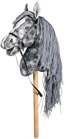 HKM Hobby Horse, Unisex Häst, Grå, En Storlek