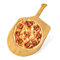 YKUKIZEE 12 inch Wooden Pizza Peel Natural, Wooden Pizza Board, Bamboo Pizza Plate Boards Wood Pizza Paddle with Handle for Transferring