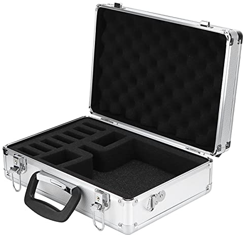 Borsa per Trasmettitore Custodia da Trasporto per JR per FUTABA per FLYSKY, Borsa Portatile in Alluminio Custodia Rigida per Trasmettitore Telecomando Custodia per Trasmettitore