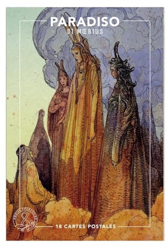 Set de 18 Cartes postales Moebius, Paradiso (10x15cm)