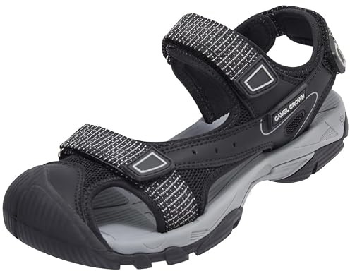 CAMEL CROWN Women's Hiking Sandals Waterproof Closed Toe Water Sandals Comfort Adjustable Athletic Outdoor Sandals for Summer Beach Hiker Trekking Camping