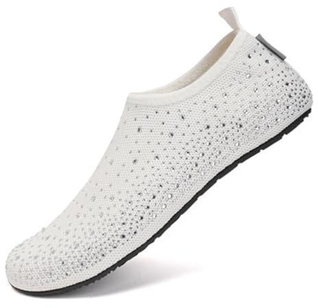 Genérico Zapatos de Agua Mujer Hombre Zapatos de Playa Escarpines Verano Secado Rápido Calcetines Natación Calzado Surf Acuàticos Deporte, 37.5/38.5 EU