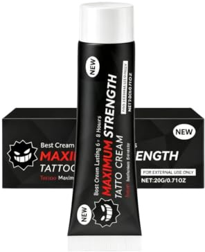 Crème Engourdissante de Tatouage, avant tatouage, épilation au laser
