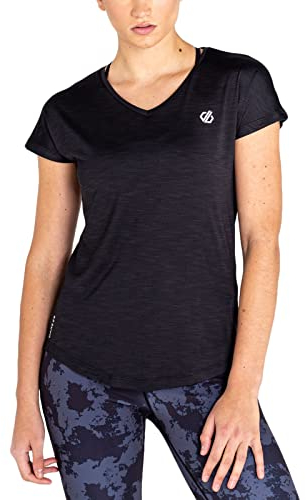 Regatta Womens Vigilant Lightweight Short Sleeve T-Shirt - Black - 14