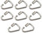 (8 Pieces) M3.5 Triangle Quick Link 304 Stainless Steel Locking Delta Chain Link