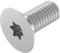 SECCARO Tornillo avellanado M6 x 14 mm, acero inoxidable V2A, VA A2, ISO 14581, hexágono interior (TX), rosca completa, 20 unidades