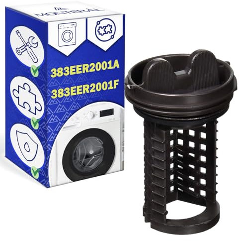 Flusensieb Waschmaschine für Ablaufpumpe 108 x Ø 68 mm mit dem Originalcode 383EER2001A 383EER2001F 5230EN3002A 5230EN3003A AGM75510601 für LG - Garantie 10 Jahre - MONTERAL