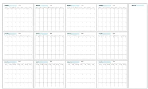Planning mural annuel sur 12 mois | 89,9 x 147,3 cm tableau blanc effaçable à sec | Organiseur mural annuel réutilisable – Grands tableaux effaçables pour la, les amis, les collègues