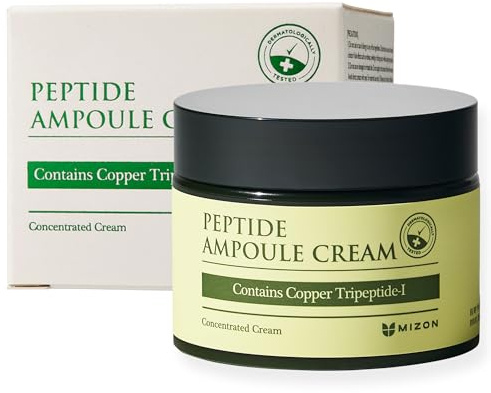 [Mizon] Peptide Cream (50ml) återfuktning med proteiner, aminosyror, elastin och kollagen, rynkvård, koreanska kosmetika (Peptide Ampoule Cream)