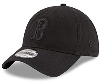 New Era Boston Red Sox 9twenty Adjustable Cap MLB Black On Black Black - One-Size