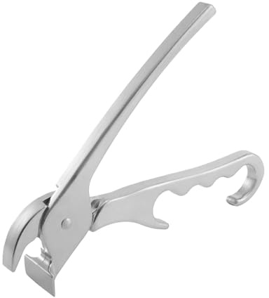 Pinzas de agarre para placas de cocción, 19,5 x 3,5 cm, pinzas de cocina para retriete de cocina, pinza para tazón, pinzas de pinza, pinzas ergonómicas, antiquemaduras