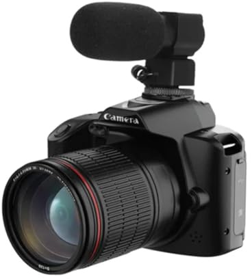 Quystetes Appareil photo numérique professionnel HD 4K Caméra numérique WIFI avec zoom 16X Caméra de vision nocturne avec microphone