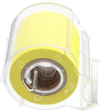 LOEFLIFA Notas Adhesivas Portátiles Multiusos Rollo Amarillo Autoadhesivas y Reposicionables para Hogar y Oficina Compacto para Recordatorios Prácticos y Coloridos