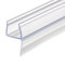 Gedotec Duschlippendichtung für Duschtüren wasserabweisend | 1 Stück - Profil-Dichtung | Länge: 2 m | Duschdichtung 8mm | Türdichtung PVC Transparent | Duschkabinen Dichtungen | Duschwand Dichtung