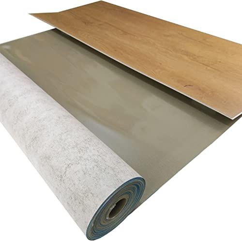 Vinylboden Trittschalldämmung uficell® VinoSound Rigid Alu Akustik Premium Verlegeunterlage für SPC-Rigid klick Vinylböden - Druckfestigkeit: 1900 kPa (20 m²)