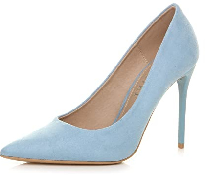 AJVANI high Heel Pointed Court smart Party Work Shoes Pumps Size 5 38