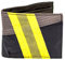 Roter Hahn 112 Feuerwehr Geldbörse/Navy HuPf/Portemonnaie Geldtasche Portjuchhe Brieftasche Geldbeutel / 125 x 95 x 20 mm/Original gebrauchte Feuerwehrkleidung