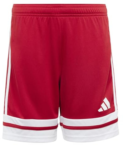 adidas Unisex Kids Squadra25 Short Kids Shorts, Team Power Red 2 / White, 5-6 Years