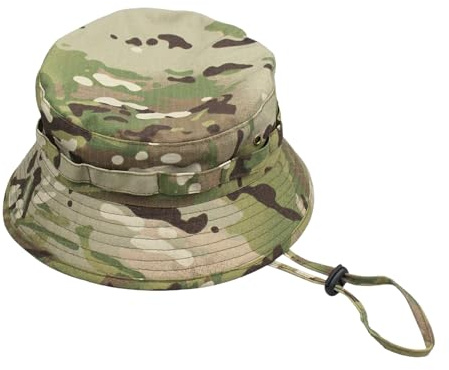 1 Sombrero de protección Solar de Camuflaje, Sombrero de Pescador Ajustable, Sombrero para el Sol, Sombrero para Senderismo, Sombrero para el Sol de Pesca, Equipo para Exteriores