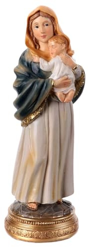 Holyart Harts och PVC-statyer: 15 cm jungfru sovande barnstaty med hartsarm