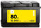 Denagi AGM Autobatterie 12V 80Ah 800A/EN Starterbatterie, Start-Stopp & Standheizung geeignet, absolut wartungsfrei